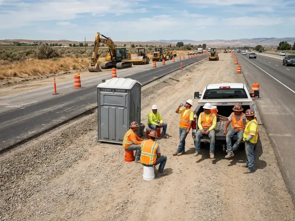 highway-road-construction-crew-007 — frequently asked questions, Porta Potty and Restroom Rentals in Norco, CA